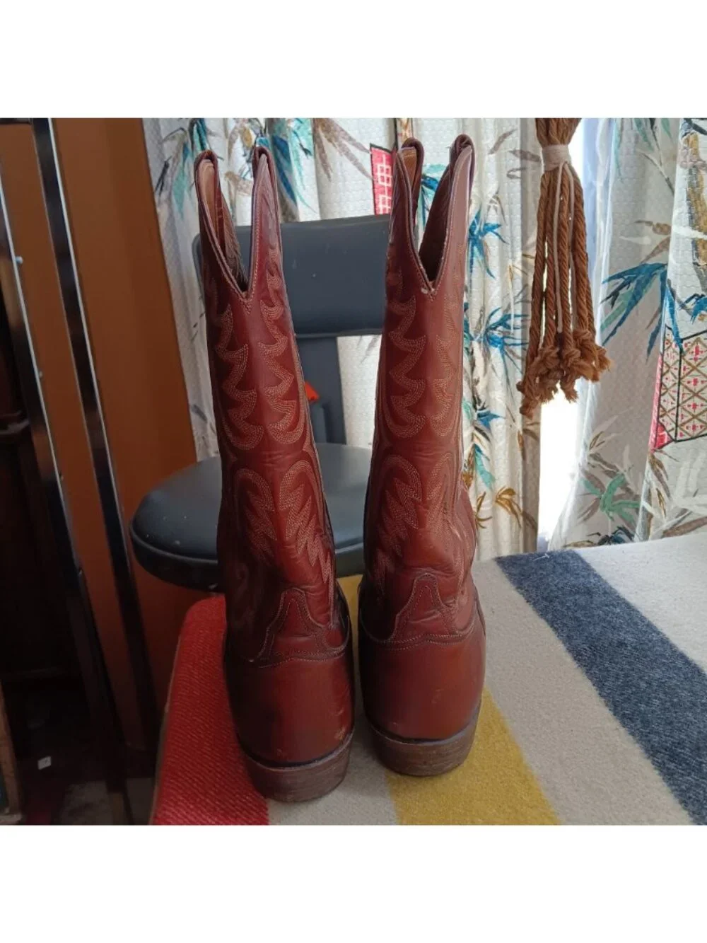 Vintage Lucchese L6661 Cowboy Boots 11.5B Mens Classic  San Antonio 1883